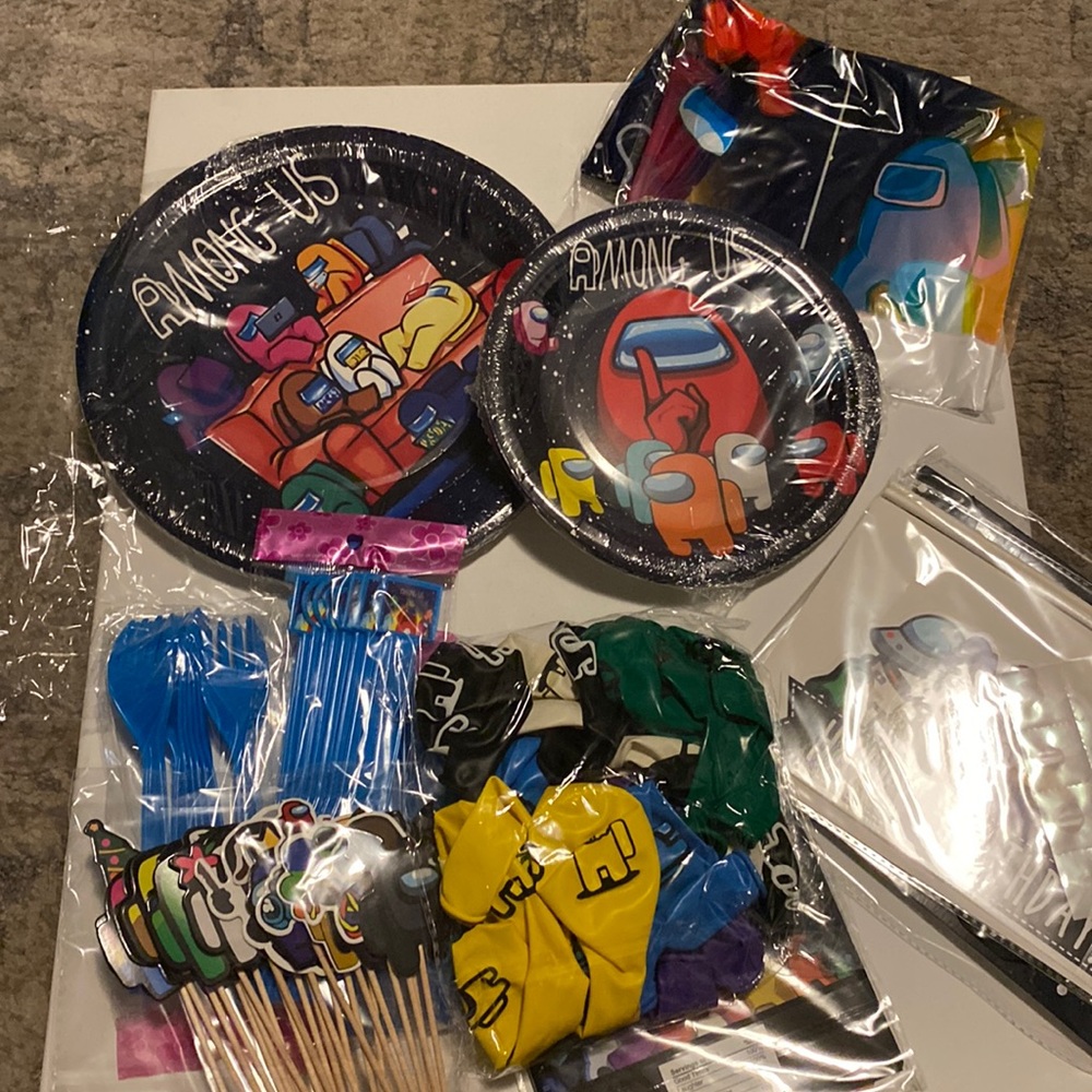 Among Us party pack
